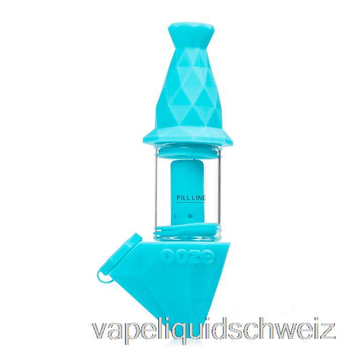 Ooze Bectar Silikon-Bubbler Aqua Teal (Teal) Vape Liquid E-Liquid Schweiz